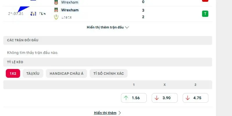 Dự Đoán Kèo West Ham Vs Wrexham 02h00 12/09 Hạng Nhất Anh 3 Thống kê chạm trán trong lịch sử giữa West Ham vs Wrexham